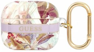 Guess Flower Strap Etui till Airpods 3 - Lilla