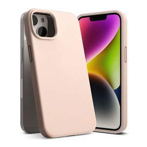 Ringke Silicone Deksel til iPhone 14 Plus - Pink Sand
