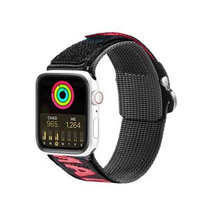 Dux Ducis Outdoor Urrem til Apple Watch 42/44/45/49mm  - Sort/Rød