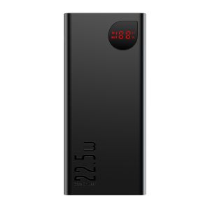 Baseus Adaman powerbank 20000mAh med hurtiglading og kabel – svart