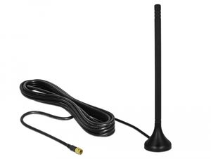 Delock LTE-antenne SMA-hanstik omnidirektionel 3-5 dBi - sort