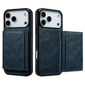 LC.IMEEKE iPhone 17 Pro MagSafe cover med pung - Blå