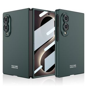 GKK Samsung Galaxy Z Fold8 Deksel med Herdet Glass Skjermbeskytter - Militærgrønn