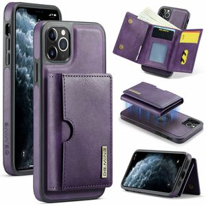 DG.MING iPhone 11 Pro Max Magnetic Wallet Case – Purple