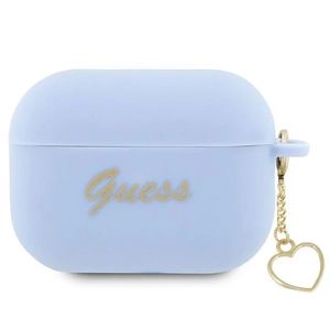 Guess Charm Heart Silikon Fodral till Airpods Pro 2 - Blå