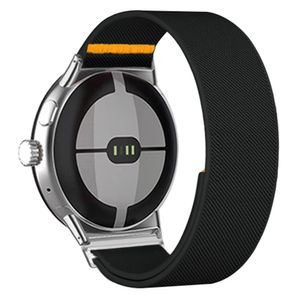 Google Pixel Watch 3 45 mm Kellonranneke, Nylon - musta