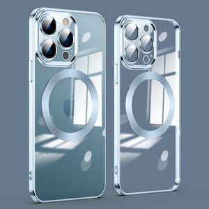 iPhone 12 Pro Max TPU Cover med MagSafe - Lyseblå