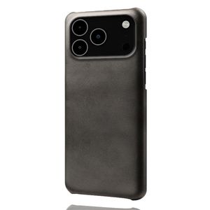 iPhone 18 Pro Max/17 Pro Max Skal i PU-läder - Svart