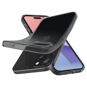 Spigen Crystal Flex Deksel til iPhone 15 Plus - Grå/gjennomsiktig
