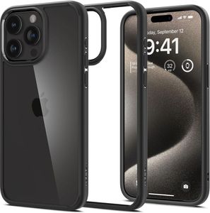 Spigen Ultra Hybrid Deksel til iPhone 15 Pro Max - Matte Black