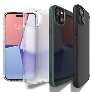 Spigen Ultra Hybrid Deksel til iPhone 15 Plus - Gjennomsiktig matt