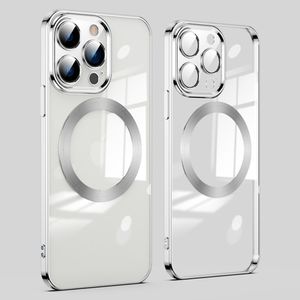 iPhone 12 Pro Max TPU Cover med MagSafe - Sølv