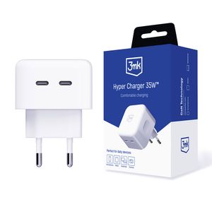 3mk Hyper Charger 35W - hurtiglader for mobil & nettbrett