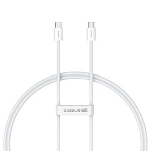 Baseus USB-C til USB-C kabel 30W, 1m - Hvid