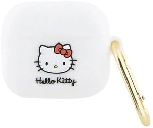 Hello Kitty 3D Silikon Fodral till Airpods 3 - Vit