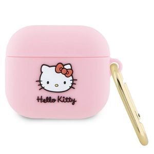 Hello Kitty 3D Silikon Fodral till Airpods 3 - Vit