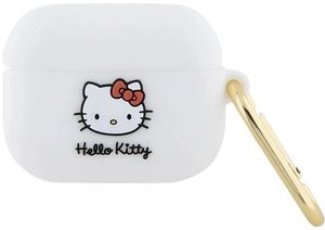 Hello Kitty 3D Silikon Fodral till AirPods Pro - Vit