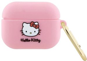 Hello Kitty 3D Silikon Fodral till AirPods Pro - Rosa