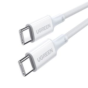 Ugreen US557 USB-C / USB-C PD kabel 100W 1m - hvid