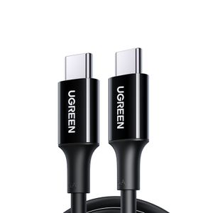 Ugreen US300 USB-C / USB-C kabel 480Mb/s 5A 1m - sort