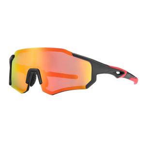 Rockbros 10182 polariserande cykelglasögon – röd