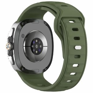 Samsung Galaxy Watch8 40mm etc. Klockarmband i silikon - Grön