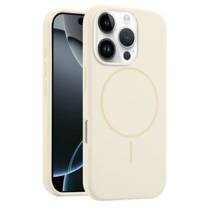 iPhone 16 Pro Max Deksel MagSafe-kompatibel Liquid Silicone - Beige
