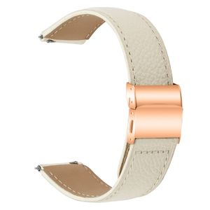 Garmin D2 Air X10/Venu/Approach S40 etc. Watch Strap Genuine Leather – Beige