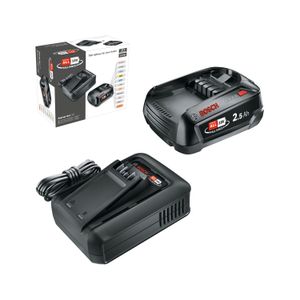 Bosch Batteriset 18V-batteri 2,5Ah med batteriladdare AL 18V-44