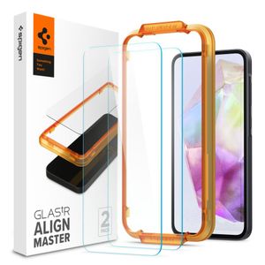Spigen Glass tR AlignMaster 2-pack Skærmbeskyttelse til Samsung Galaxy A35