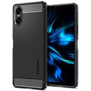 Spigen Rugged Armor Cover til Sony Xperia 10 VI - Matte Black