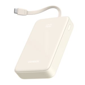 Ugreen PB505 powerbank 20000mAh USB-C USB-A – hvit
