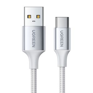 Ugreen US288 60131 USB-A / USB-C QC 3.0 -kaapeli 1 m, valkoinen