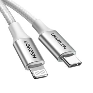 Ugreen US304 70523 USB-C / Lightning kabel 1m - sølv