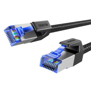 Ugreen NW153 Ethernet RJ45 Cat8 Kabel 1,5m Svart
