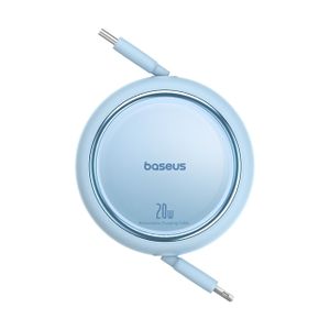 Baseus Free2Pull retractable cable 1m USB-C/Lightning 20W blå