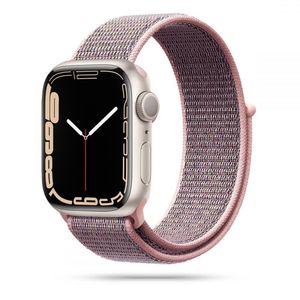 Tech-Protect Nylon Kellonranneke Apple Watch 38/40/41 mm - Vaaleanpunainen