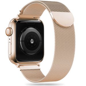 Tech-Protect MilaneseBand Klokkereim til Apple Watch 42/44/45/49 mm - Gull