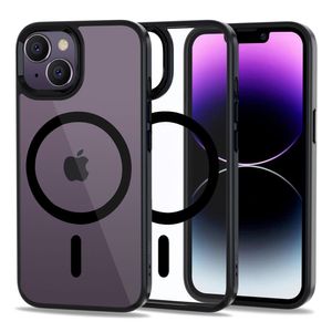 Tech-Protect MagMat MagSafe Case for iPhone 14 - Transparent Black