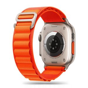 Tech-Protect Nylon Pro Klokkereim til Apple Watch 42/44/45/49 mm - Oransje