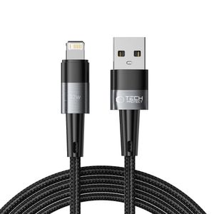 Tech-Protect UltraBoost Lightning / Lightning kabel 12W 2.4A 2m - grå