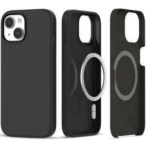 Tech-Protect Silicone MagSafe Deksel til iPhone 15 - Matte Black