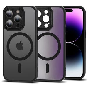 Tech-Protect MagMat Cam+ MagSafe Case for iPhone 15 Pro - Matte Black