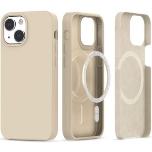 Tech-Protect Silicone MagSafe Case for iPhone 13/14 - Beige