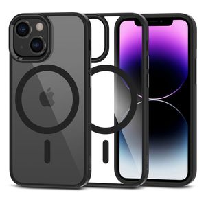 Tech-Protect MagMat MagSafe Case for iPhone 12 mini/13 mini - Transparent Black