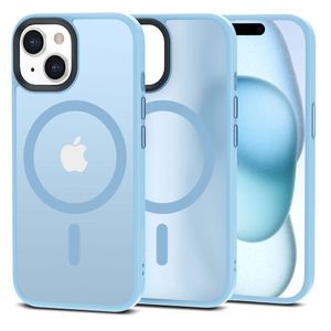 Tech-Protect MagMat MagSafe Cover til iPhone 15 - Blå