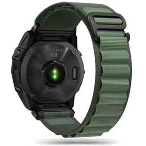 Tech-Protect Nylon Pro Klokkereim til Garmin Fenix 5/6/6 Pro/7 - Mørkegrønn