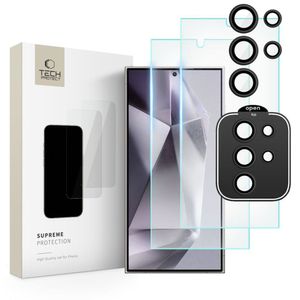 Tech-Protect Supreme Set 2x Skærm & Linsebeskyttelse til Samsung Galaxy S24 Ultra