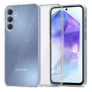 Tech-Protect FlexAir Cover til Samsung Galaxy A55 5G - Gennemsigtig glitter