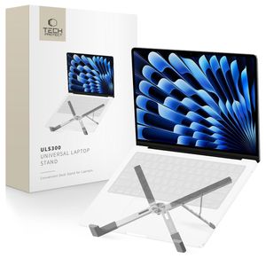 Tech-Protect ULS300 kannettavan tietokoneen jalusta – Hopea